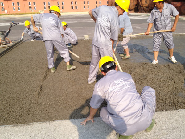 拜石施工現(xiàn)場(chǎng)