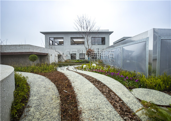 熒光膠粘石路面 熒光膠粘石路面