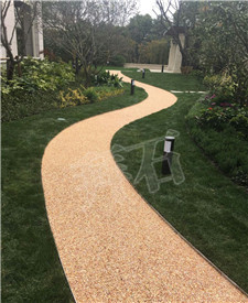 上海園林膠粘石透水地坪工程 上海園林膠粘石透水地坪工程