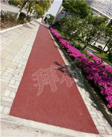 上海臨港新城環路自行車景觀綠道透水地坪項目! 上海臨港新城環路自行車景觀綠道透水地坪項目!