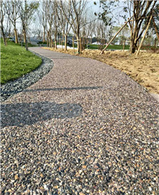 浙江湖州露骨料透水混凝土項目 浙江湖州露骨料透水混凝土項目