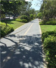 杭州莫干山市政綠化帶透水地坪項目! 杭州莫干山市政綠化帶透水地坪項目!