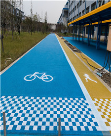 浙江嘉善藍白格透水混凝土項目 浙江嘉善藍白格透水混凝土項目