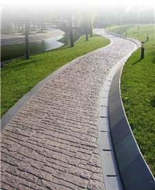 上海嘉定安亭市民廣場壓花地坪項目