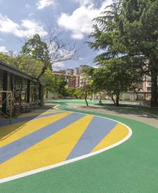 上海巴林小區(qū)彩色透水混凝土項目 上海巴林小區(qū)彩色透水混凝土項目