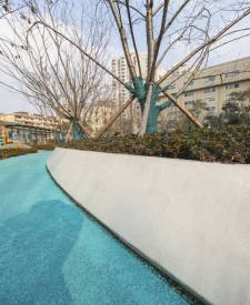 上海樂山綠地水磨石地坪項目 上海樂山綠地水磨石地坪項目