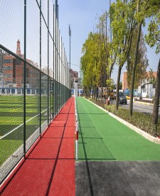 上海新場古鎮彩色透水混凝土項目